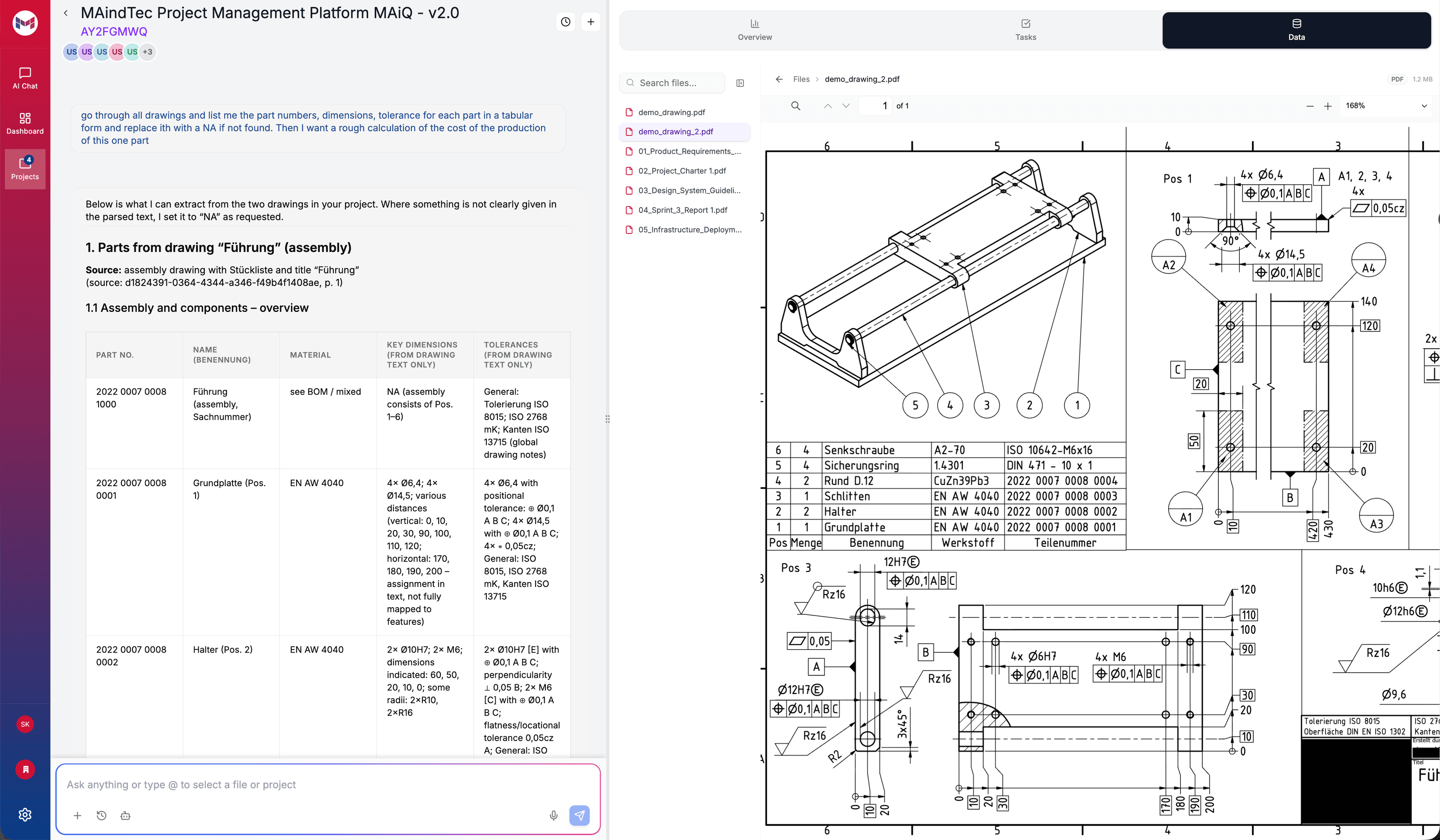 MAiQ Produktdemonstration und technische Spezifikationen